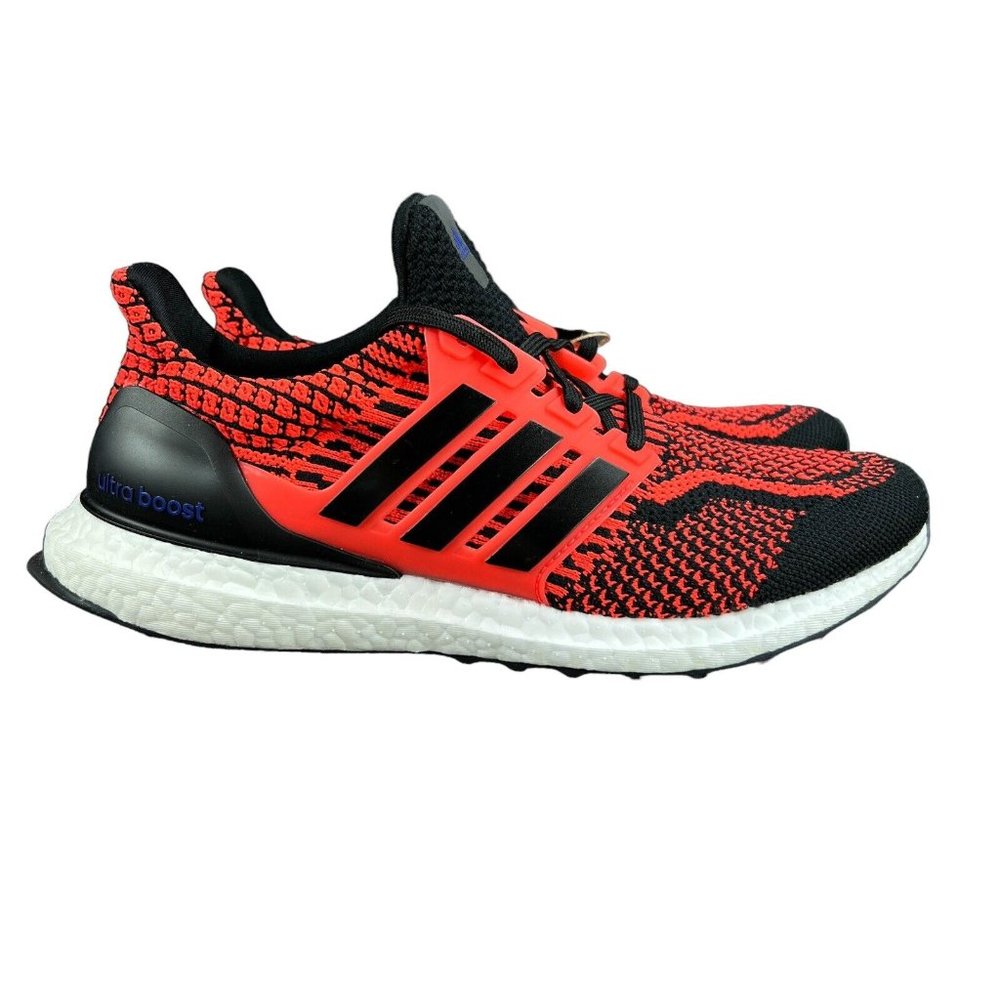 Adidas Ultraboost 5.0 DNA Black Solar Red Shoes GX8965 Men's Sizes 8 - 10